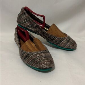 Tieks Gavrieli Ballet Flats Women's 9 Mojave Woven Comfort Shoes Slip On